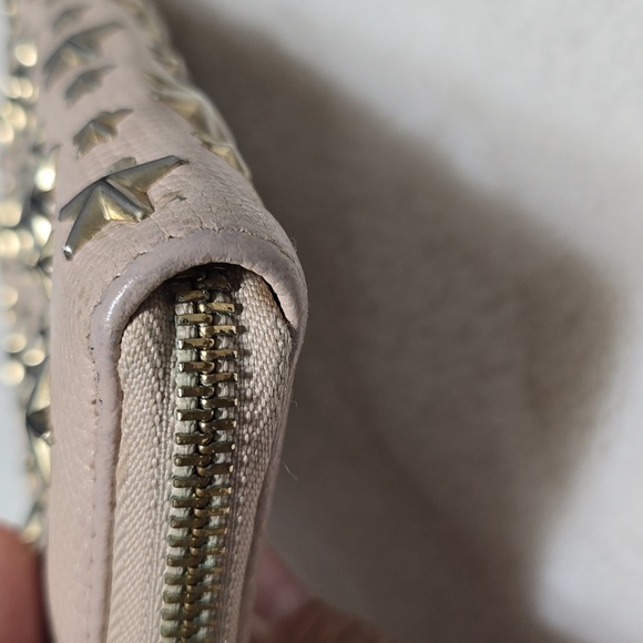 EUC Jimmy Choo Light Pink Studded Wallet - Picture 6 of 10